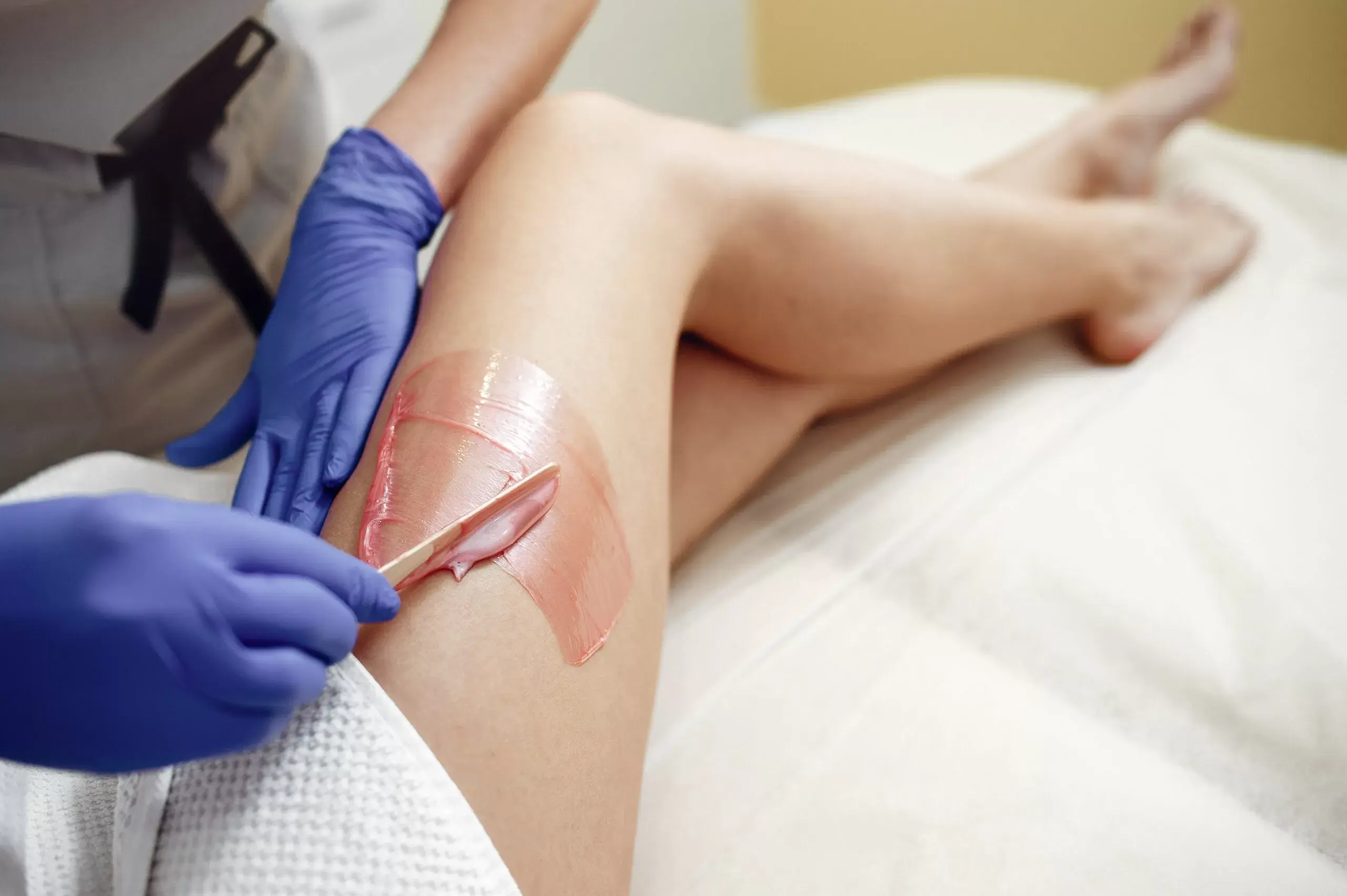waxing services in beauty salon
