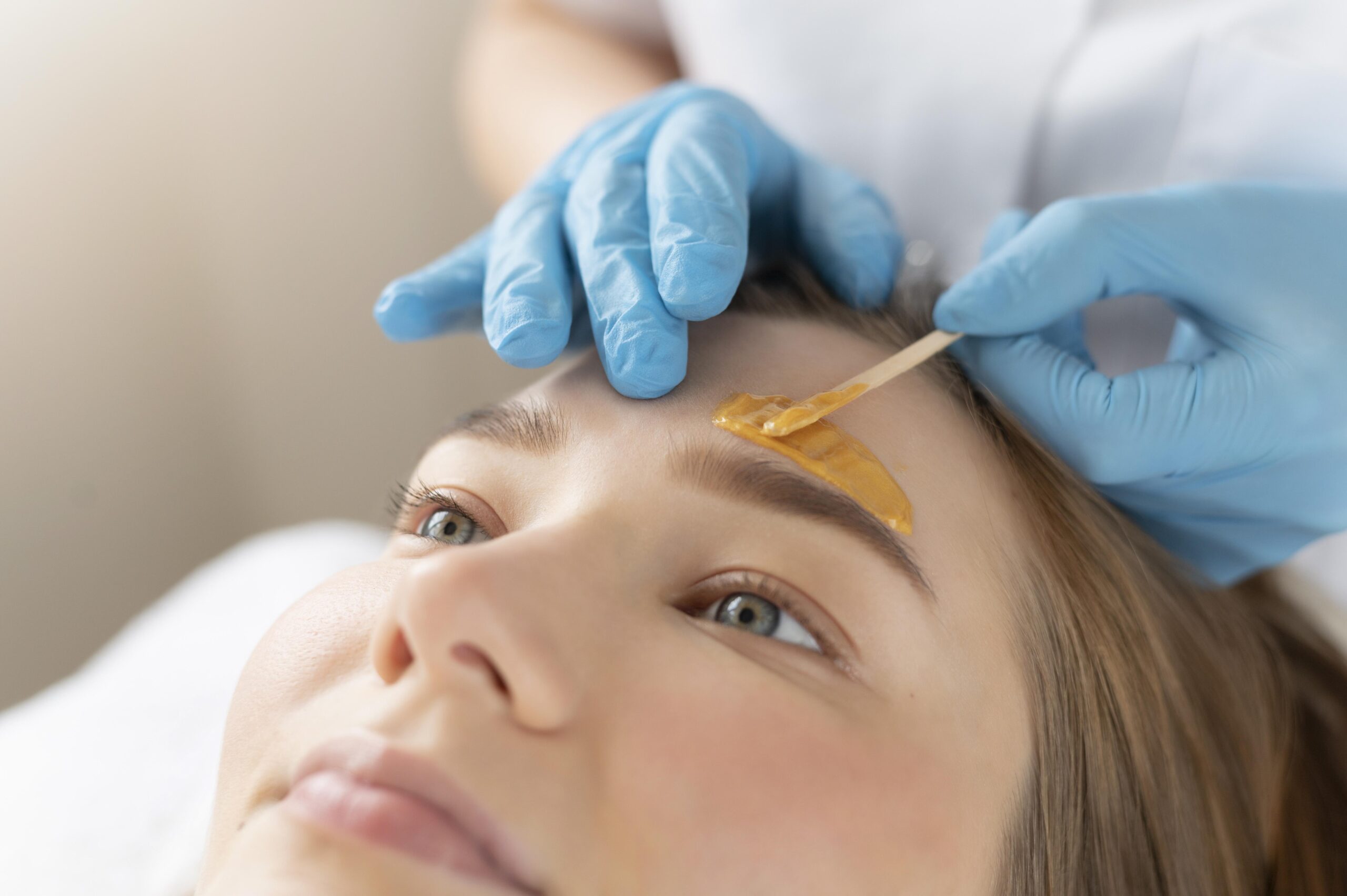 Eyebrow waxing at Bare Skin Waxing in Old Town Alexandria